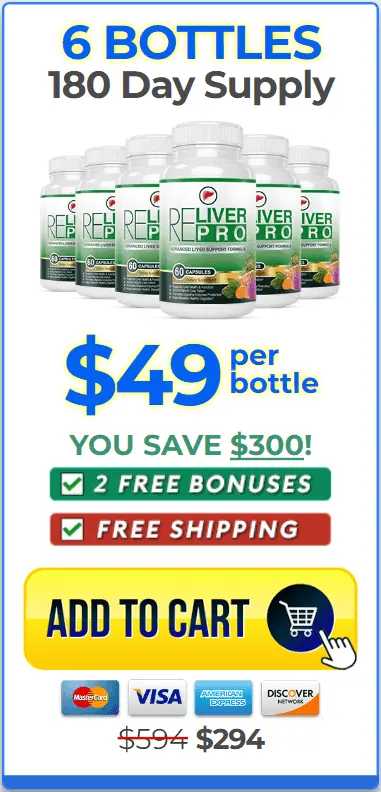 reliver pro 6 bottles price